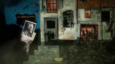 'We were drinking merrily
in the Eagle and Child Pub - The Life and Deaths of Christopher Lee