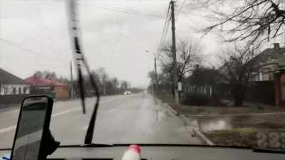 We drive to the Left Bank, - 20 Days in Mariupol