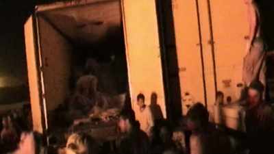 We ended up going to get
into the trucks - Woodstock 99: Peace Love and Rage