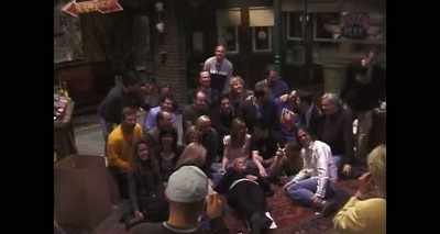 We ended up with an impromptu party - Friends: The Reunion