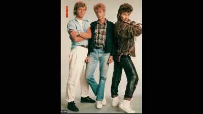 We ended up wrapped in packaging.
"Don't worry. lt'll pass." We were wrong. - a-ha: The Movie
