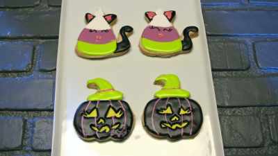 We felt the designs looked - Halloween Cookie Challenge