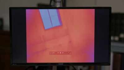 We were filming using
a thermal camera. - The Holzer Files