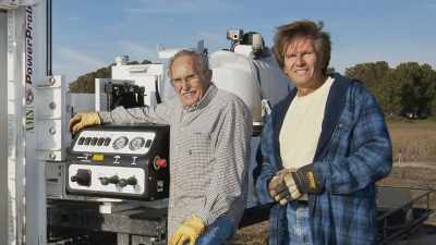We found it
with the metal detector, - Beyond Oak Island