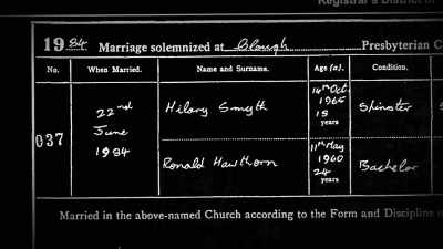 We found Ronnie and Hillary's
marriage certificate. - No Stone Unturned