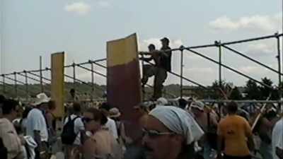We found that...  (CHUCKLING)
...basically - Woodstock 99: Peace Love and Rage