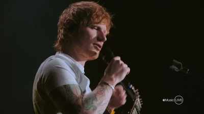 We gaan van het ene idee naar het andere, - Apple Music Live: Ed Sheeran