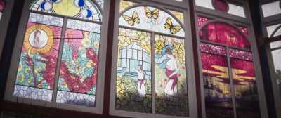 We gather in thanks
for our sanctuary - Glasshouse