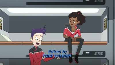 We get to rub shoulders
with the visiting crew, - Star Trek: Lower Decks
