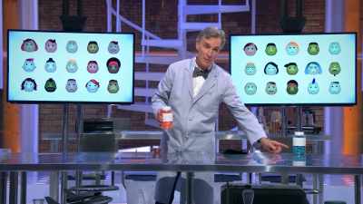 We get these orange pills
and these blue pills. - Bill Nye Saves the World