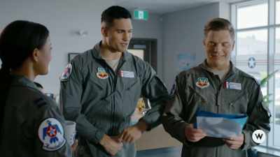 We give the Hometown Heroes
a true Thunderbird experience-- - Come Fly with Me