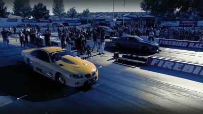 We go up there for our
testing, I let the button go. - Street Outlaws No Prep Kings Team Attack