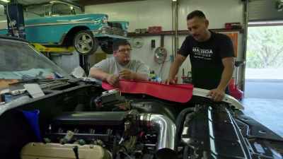 We got 60 PSI right now
on oil pressure, - Shorty's Dream Shop