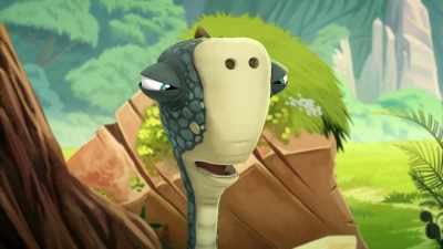 We got a call. Some Dino
with a deep, scary voice. - Gigantosaurus
