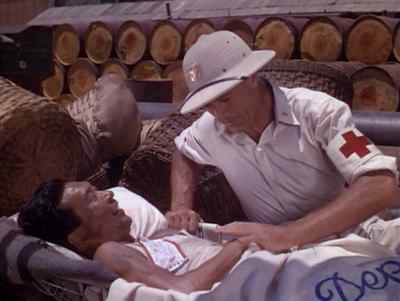 We got a lot to talk about
on the train, ping. - The Story of Dr. Wassell