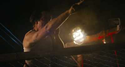 - We got in this corner, Ax.
- Yeah! Yeah! - Rumble Through the Dark