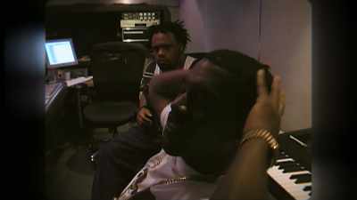 We got this part with Pharrell.
He hear the song and he just go crazy. - jeen-yuhs: A Kanye Trilogy