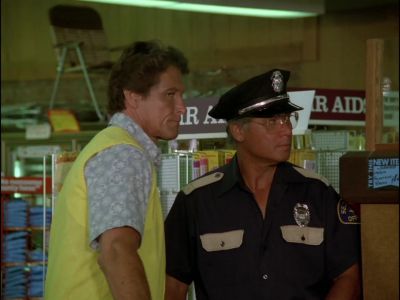 WE GOT PLAINCLOTHESMEN
IN THE CHECK-CASHING BOOTH. - Hawaii Five-O