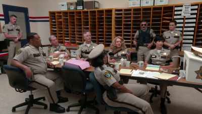We got to put it in the trunk - Reno 911! The Hunt for QAnon