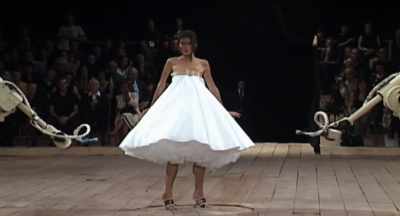 We got some technician down
to operate the robots and Lee was, - McQueen