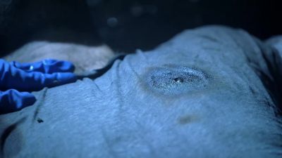 We got two GSWs to the upper torso. - CSI: Crime Scene Investigation