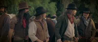 We got us a job to do.
We're not here to stand around - Outlaw Johnny Black