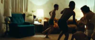- We got you!
- Tickle him! - We the Animals