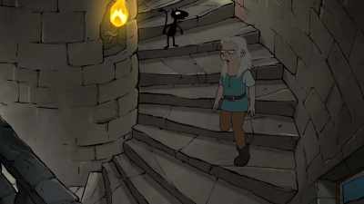 -We gotta do something special for him.
-[Luci] Let him sit on your lap at dinner. - Disenchantment