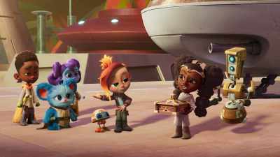 We gotta get the crates back,
chase off the pirates, - Star Wars: Young Jedi Adventures