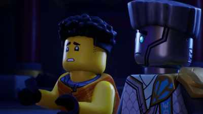 -We gotta hurry!
-[crash] - LEGO Ninjago: Dragons Rising