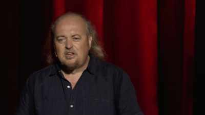 We grow long beards. "Enmenged." - Bill Bailey: Limboland
