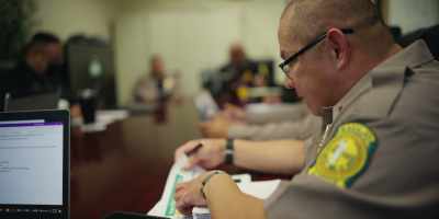 We had, recruits quitting
for different reasons. - Navajo Police: Class 57