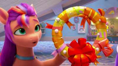 We hang them on our front doors,
on Mane Street, everywhere! - My Little Pony: Make Your Mark