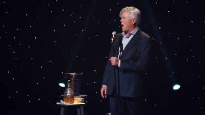 We have a chocolate waterfall
and a cotton candy machine. - Ron White: If You Quit Listening, I'll Shut Up