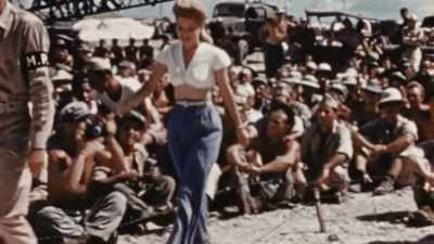 We have a nice show with Frances
Langford, Jerry Colonna, - The Pacific War in Color