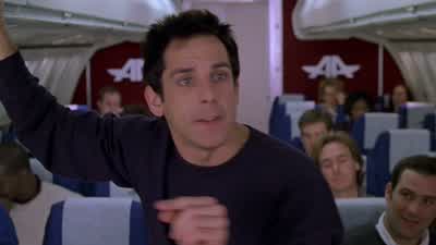 Sir we have a policy on this airline that if a bag is this large weGet your grubby little paws off of my bag OKNot like I have a bomb in here it's not like I want to blow up the planeI wanna stow my bag according to your safety regulationsSir sir If you - Meet the Parents