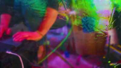 We have a radio
transmitter on the stage, - The Flaming Lips Space Bubble Film
