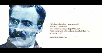 "We have abolished the true world.
What has remained? - The End of Quantum Reality