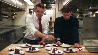 We have chocolate
with marzipan, - Christmas with a Prince: Becoming Royal