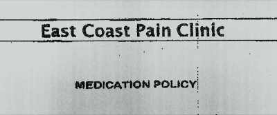 We have doctors.
We can't tell them what to do." - American Pain