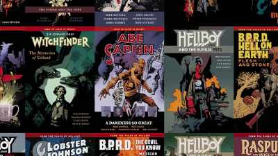 We have done The Visitor,
which is literally based on the alien - Mike Mignola: Drawing Monsters