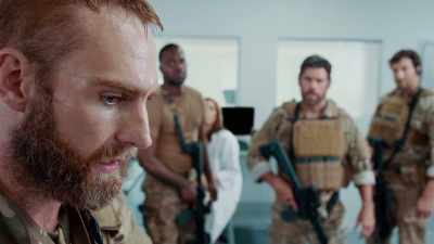 We have four hostiles
with advanced military training, - Alien Warfare