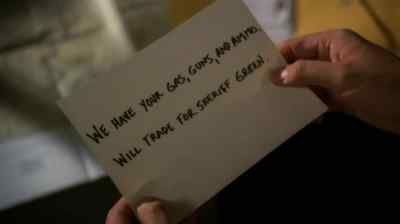 "We have your gas, guns and ammo. - Jericho
