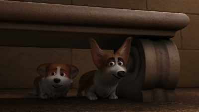 We have to get those bushes. - I'm starting to change my mind, Charlie. - The Queen's Corgi