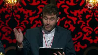 We have Luke in fifth place
on 117 points, - Taskmaster