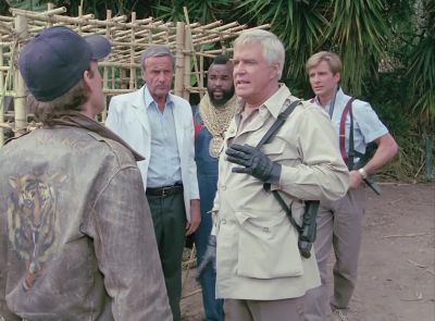 We have to search the camp
for ammunition and arms. - The A-Team