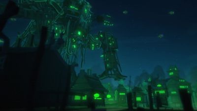 WE HAVE TO DESTROY THAT THING
BEFORE IT REACHES THE SHIP. - Ninjago: Masters of Spinjitzu