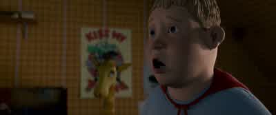 Yeah We've been watching all night We haven't even left this room onceNot even to go to the bathroom Don't drink thatOh grossWhatever disease you guys haveI'm sure it's got letters and that they make pills for itZee it's true There's something evil going - Monster House