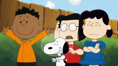 We heard you were building a rocket
so you could send Snoopy to Mars. - Snoopy in Space