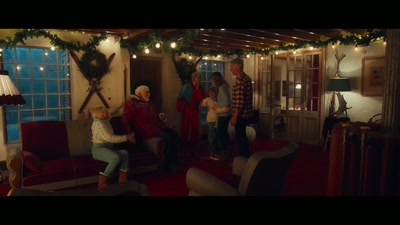 We… we were able
to find shelter in a small cabin. - The Claus Family 3